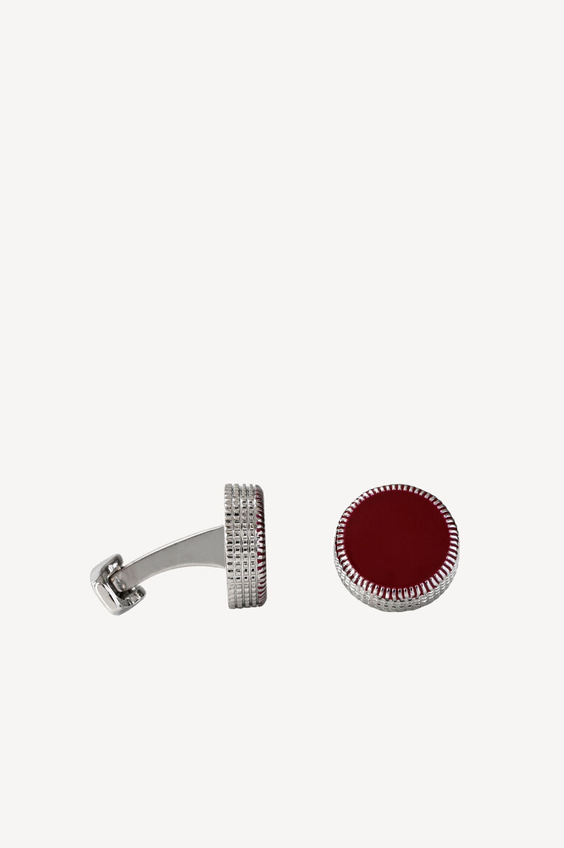 Erkek Bordo Kol Düğmesi - 2