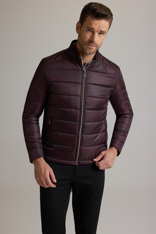 Erkek Bordo Regular Fit Kaban