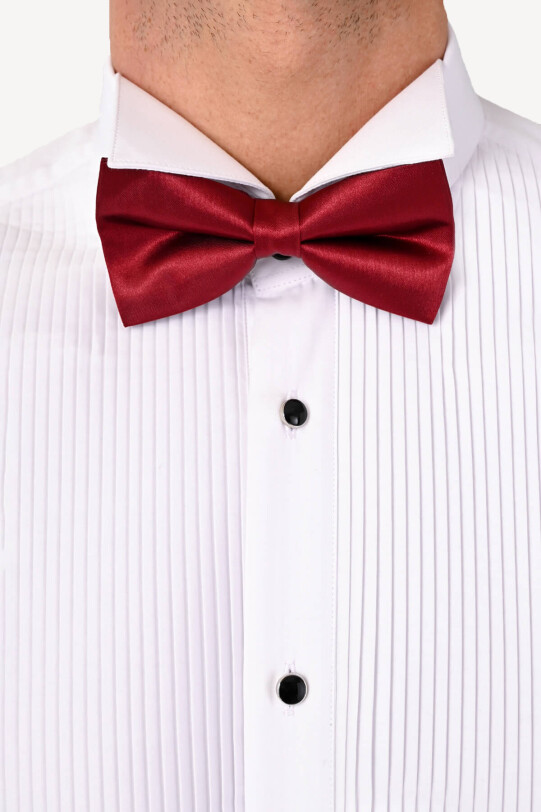 Erkek Bordo Saten Papyon - YSF