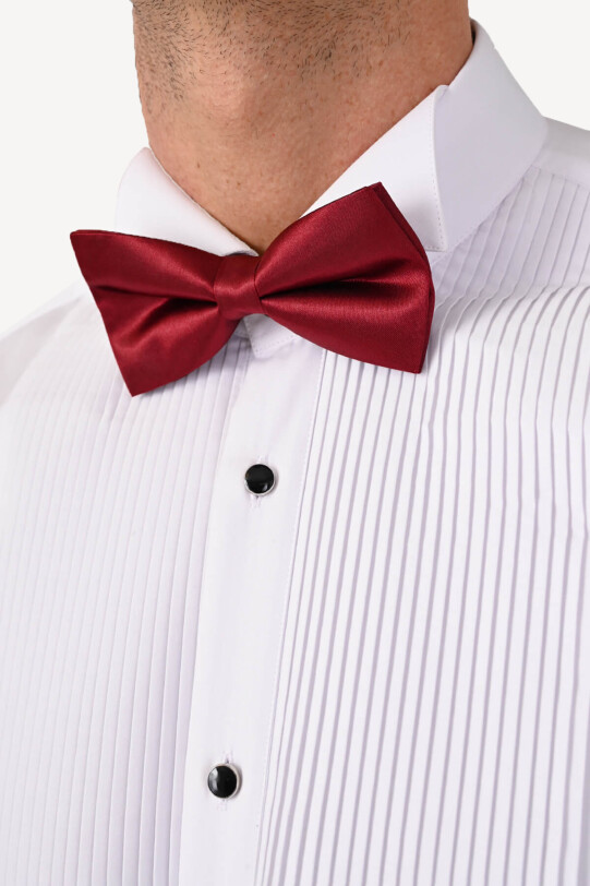 Erkek Bordo Saten Papyon - YSF (1)