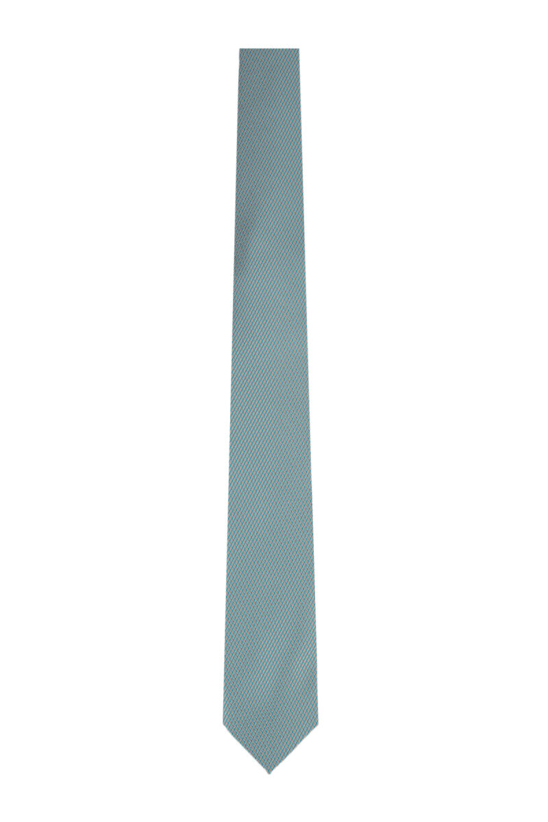 Erkek Yeşil Desenli Kravat - 1