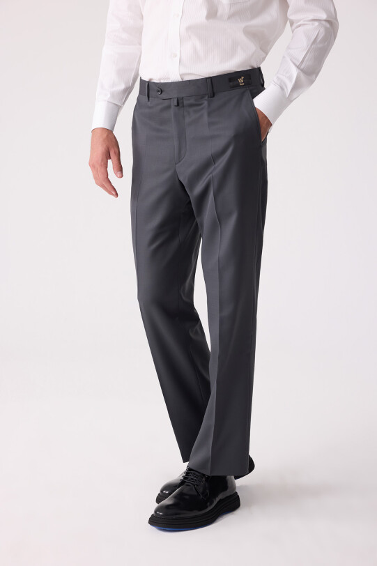 Erkek Füme Klasik Kumaş Pantolon