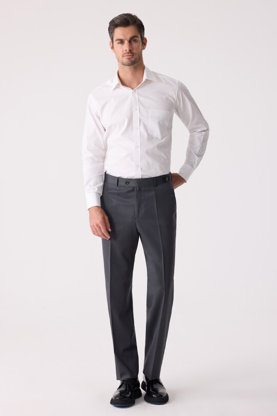 Erkek Füme Klasik Kumaş Pantolon