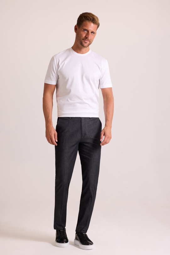 Erkek Füme Yan Cep Yazlık Kot Pantolon