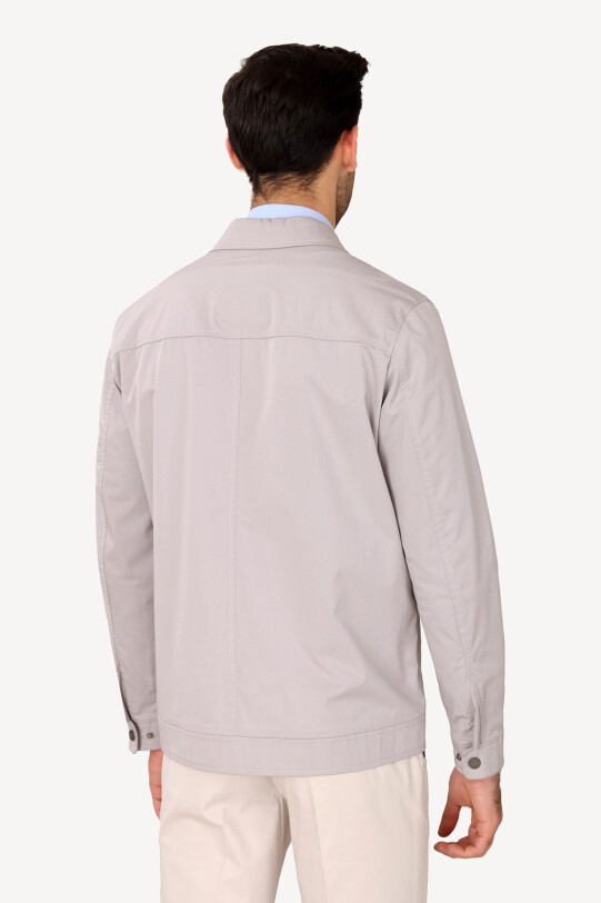 Erkek Gri Spor Yazlık Mont