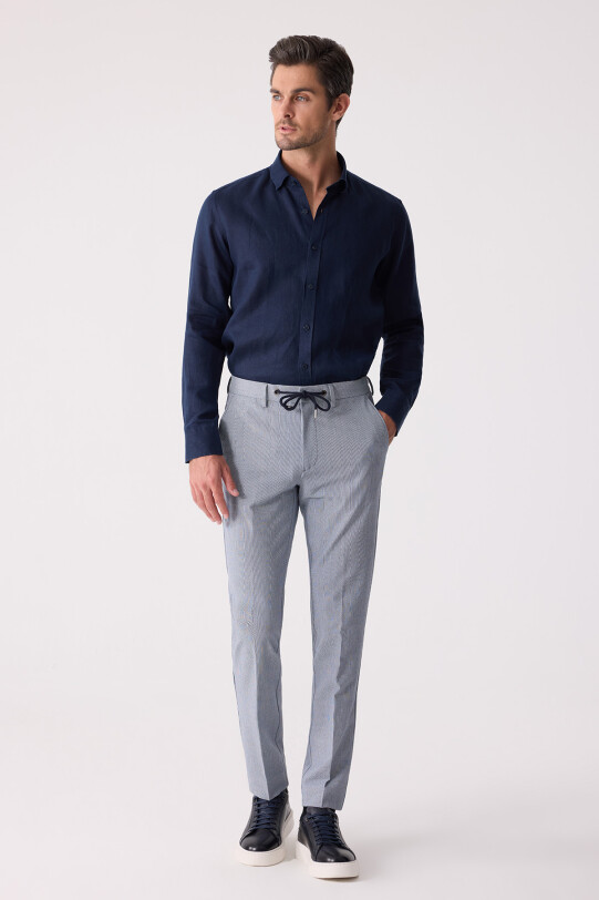 Erkek Gri Yazlık Jogger Pantolon