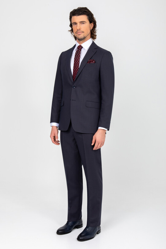 Erkek Kahverengi Regular Fit Takım Elbise