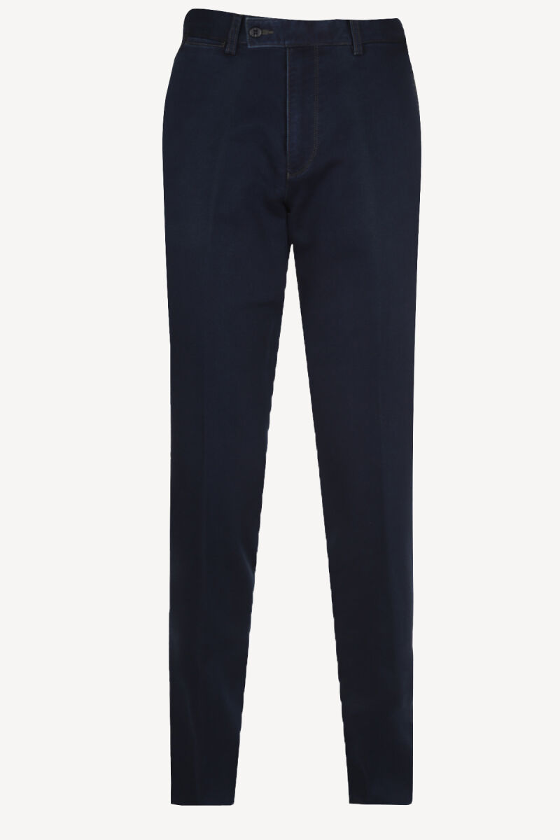 Erkek Lacivert Regular Fit Kot Spor Pantolon - 1