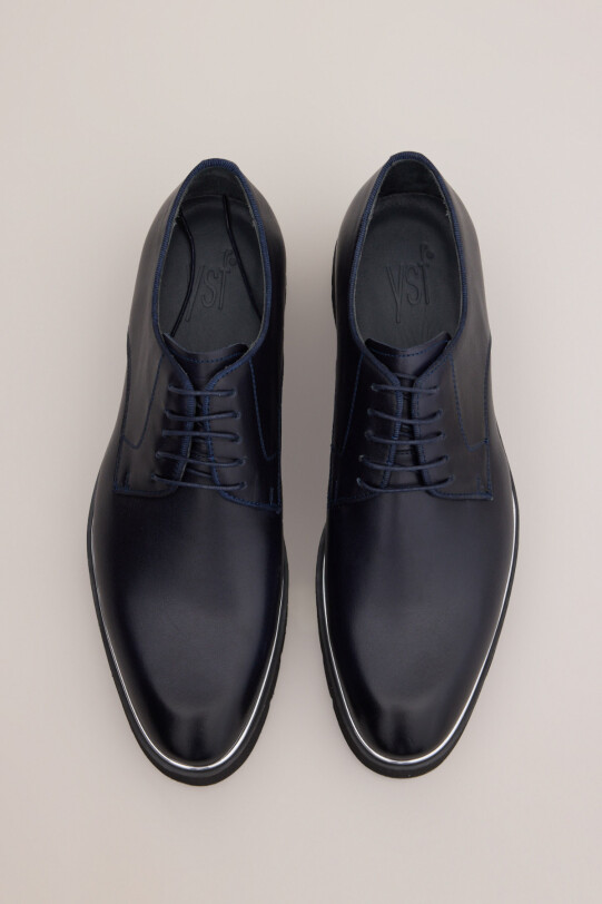 Erkek Lacivert Bağcıklı Casual Ayakkabı