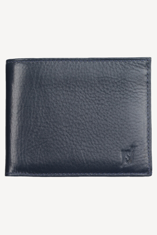 Erkek Lacivert Deri Cüzdan