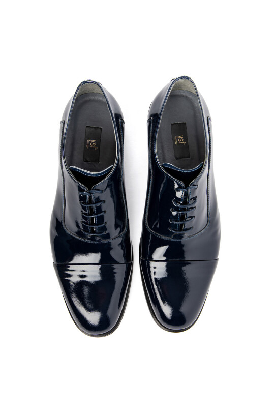 Erkek Lacivert Klasik Bağcıklı Ayakkabı