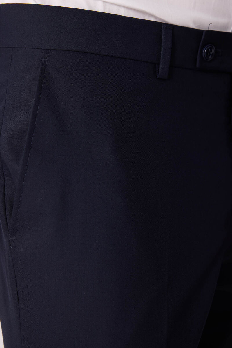 Erkek Lacivert Slim Fit Takım Elbise - 10