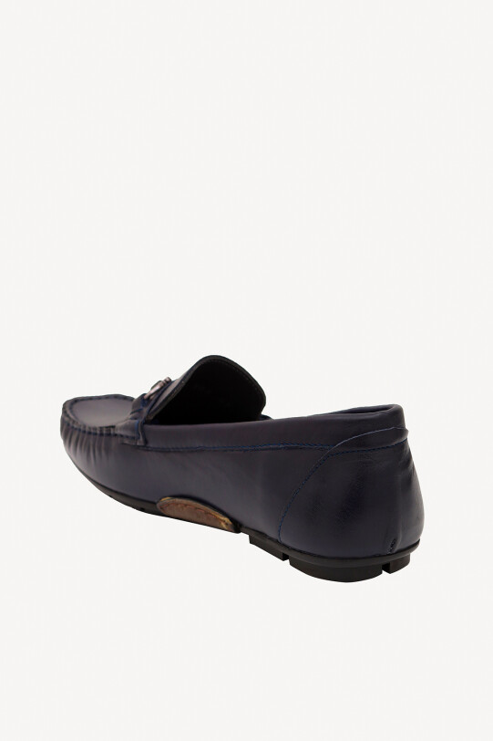 Erkek Lacivert Tokalı Ayakkabı