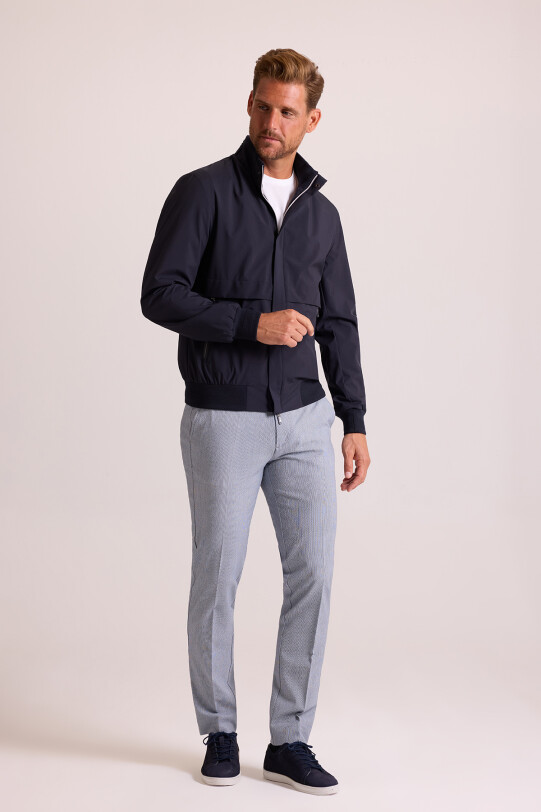 Erkek Lacivert Yazlık Spor Mont