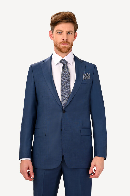 Erkek Parlament Mono Yaka Regular Fit Takım Elbise