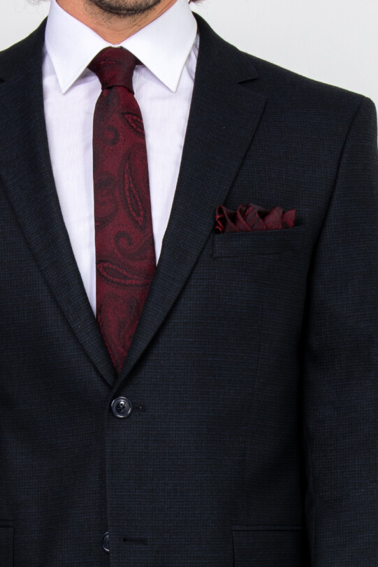 Erkek Parlament Regular Fit Flanel Takım Elbise