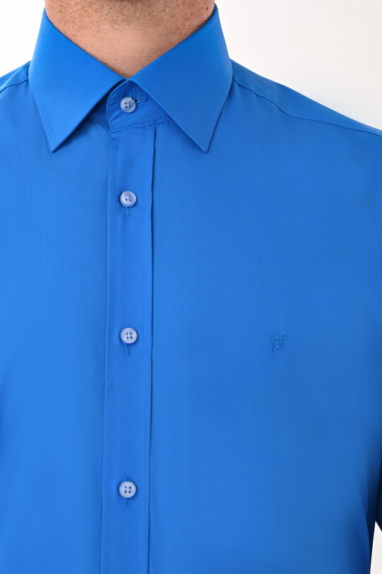 Erkek Parlament Uzun Kol Slim Fit Gömlek