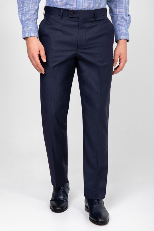 Erkek Petrol Regular Fit Kumaş Pantolon - YSF