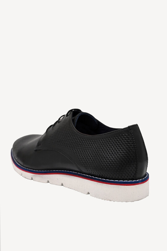 Erkek Siyah Bağcıklı Casual Ayakkabı