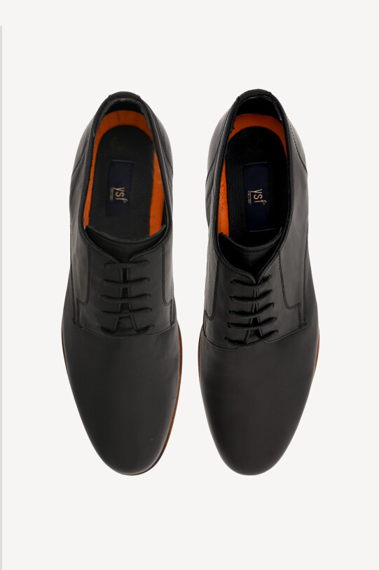 Erkek Siyah Bağcıklı Casual Ayakkabı