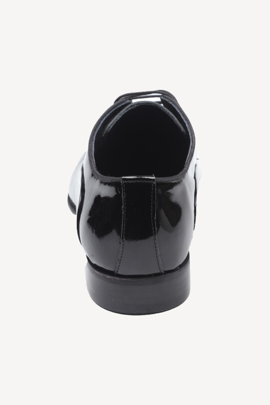 Erkek Siyah Bağcıklı Klasik Rugan Ayakkabı