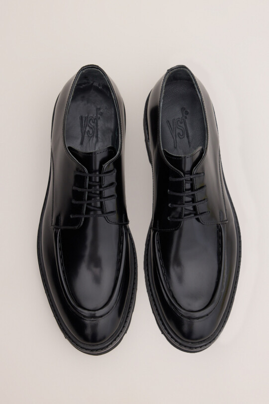 Erkek Siyah Deri Klasik Ayakkabı