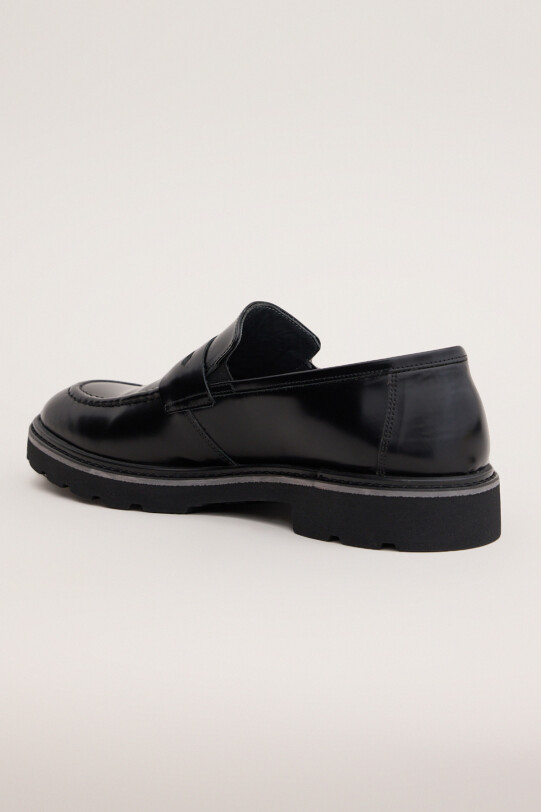 Erkek Siyah Deri Klasik Ayakkabı