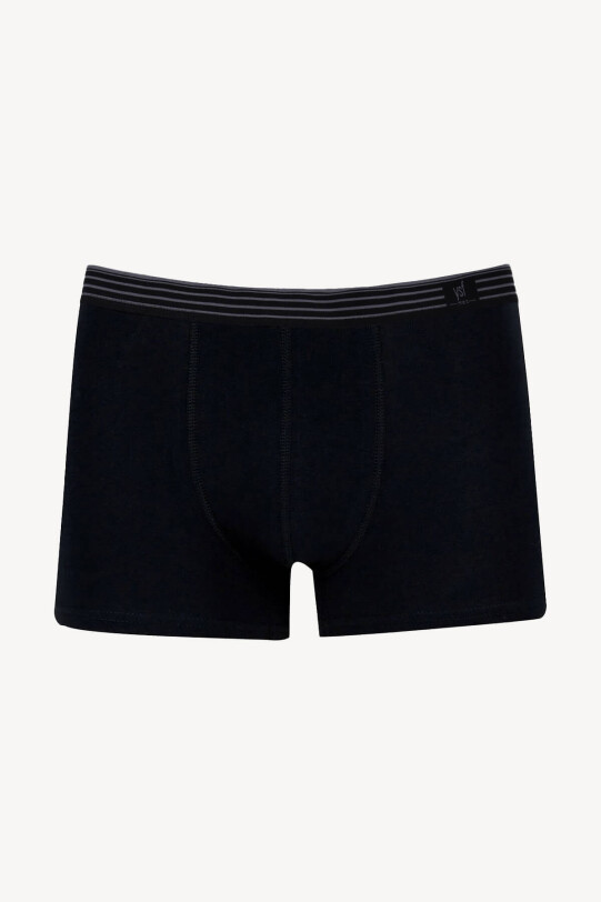 Erkek Siyah Erkek Pamuklu Boxer