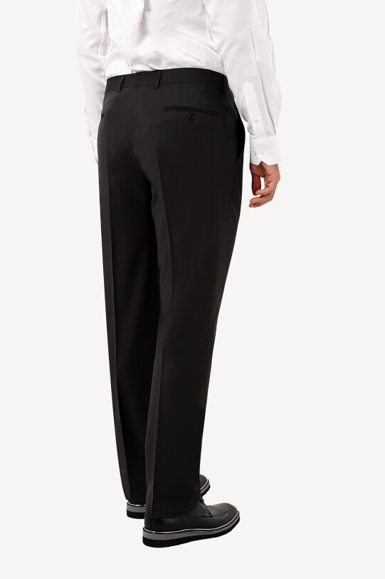 Erkek Siyah Kumaş Pantolon