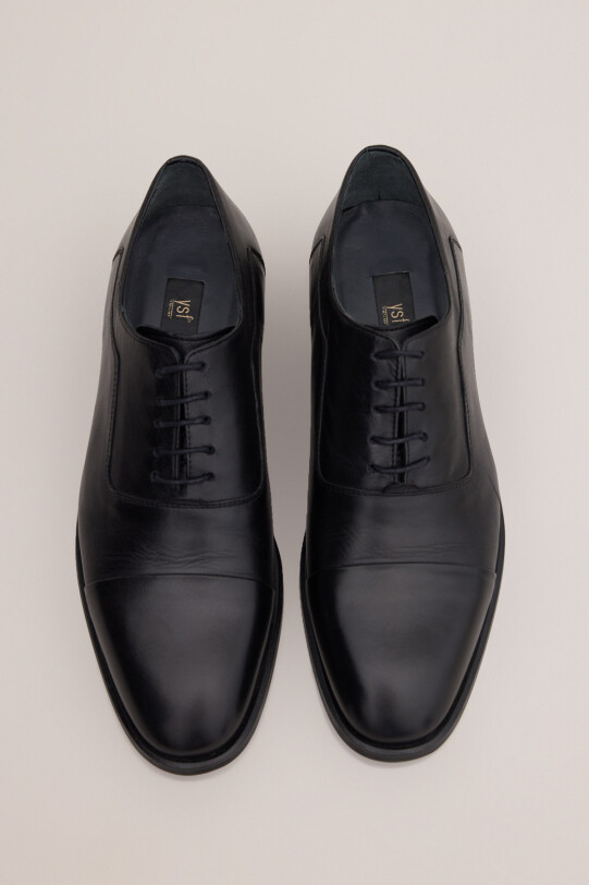 Erkek Siyah Mat Bağcıklı Ayakkabı