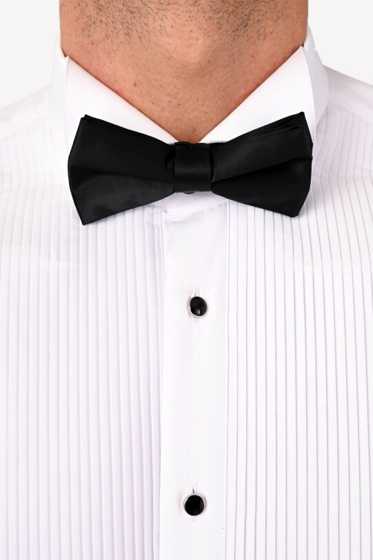 Erkek Siyah Saten Papyon - YSF