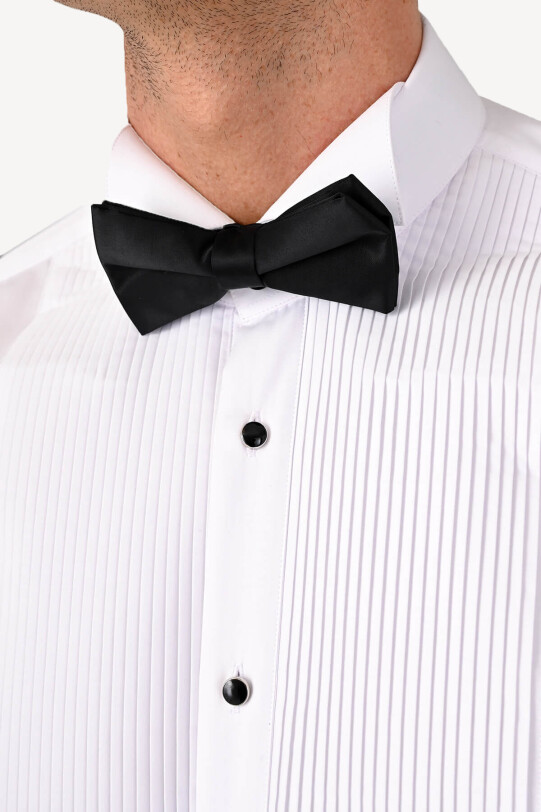 Erkek Siyah Saten Papyon - YSF (1)