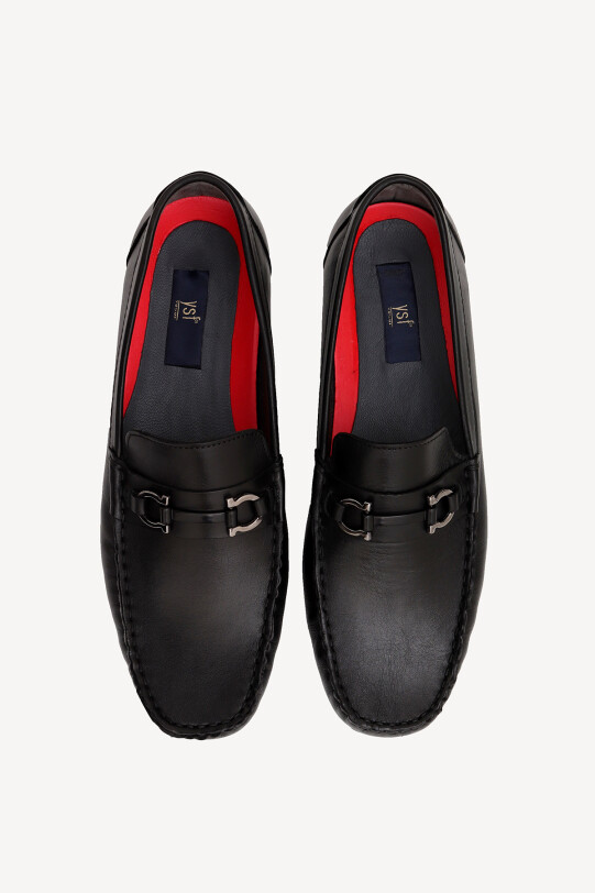 Erkek Siyah Tokalı Ayakkabı