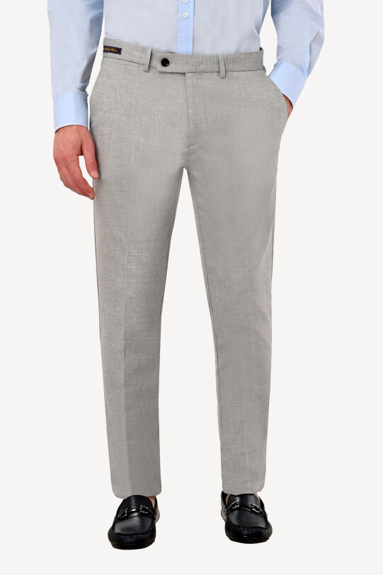 Erkek Taş Regular Fit Keten Spor Pantolon