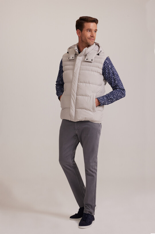 Erkek Taş Regular Fit Yelek