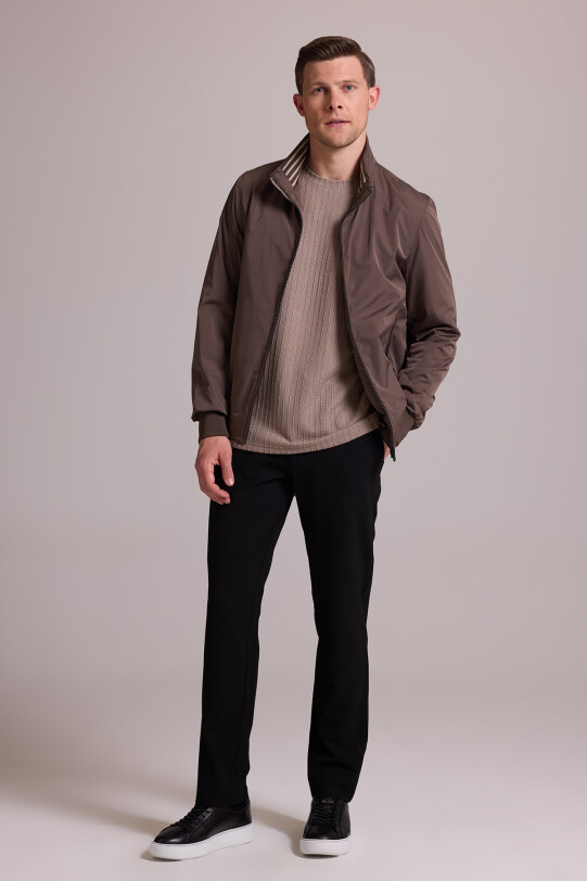 Erkek Vizon Mont Yazlık Spor Altı Lastikli