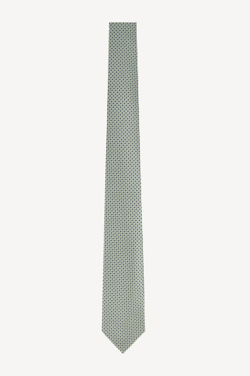 Erkek Yeşil Desenli Kravat - 1