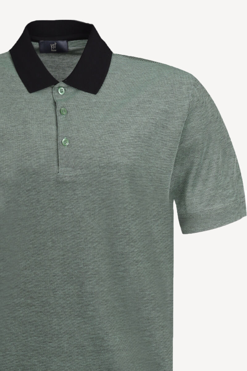 Erkek Yeşil Regular Fit Tişört - 2
