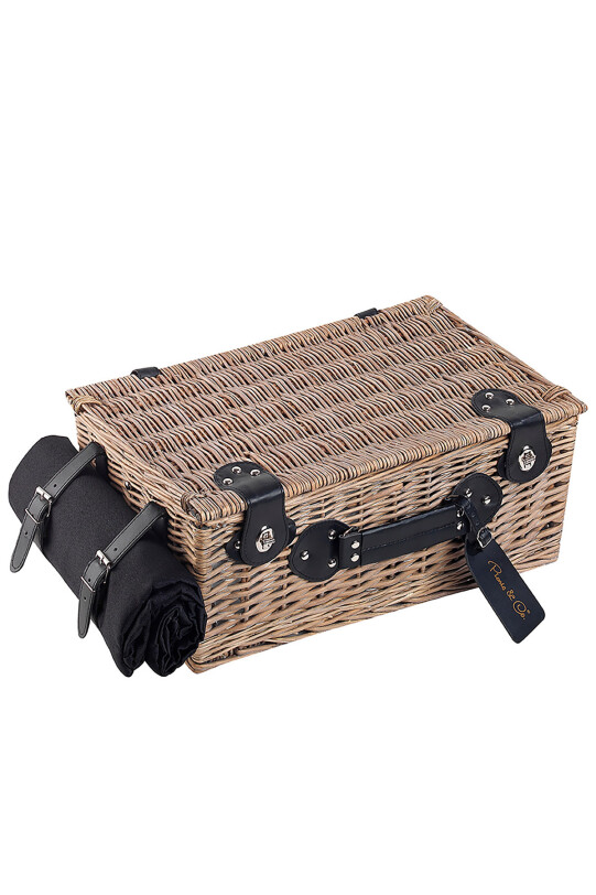 Picnic&co 4 Kişilik Desenli Piknik Sepeti